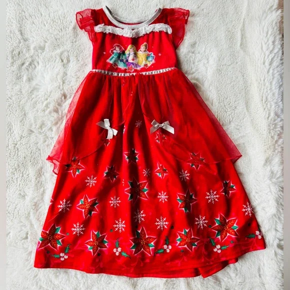 Disney Pajamas Disney Christmas Princess Nightgown Poshmark